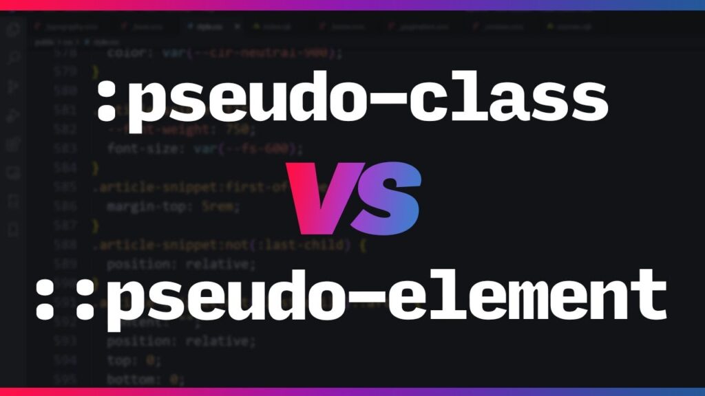Exploring CSS Pseudo-classes and Pseudo-elements