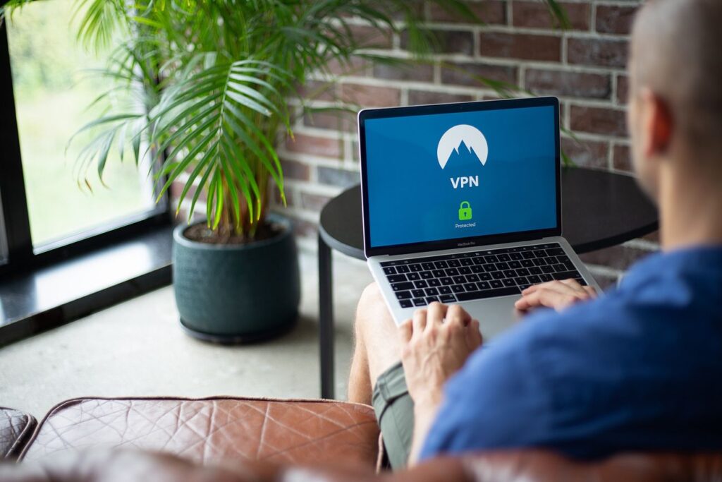 A man is trying to encrypt