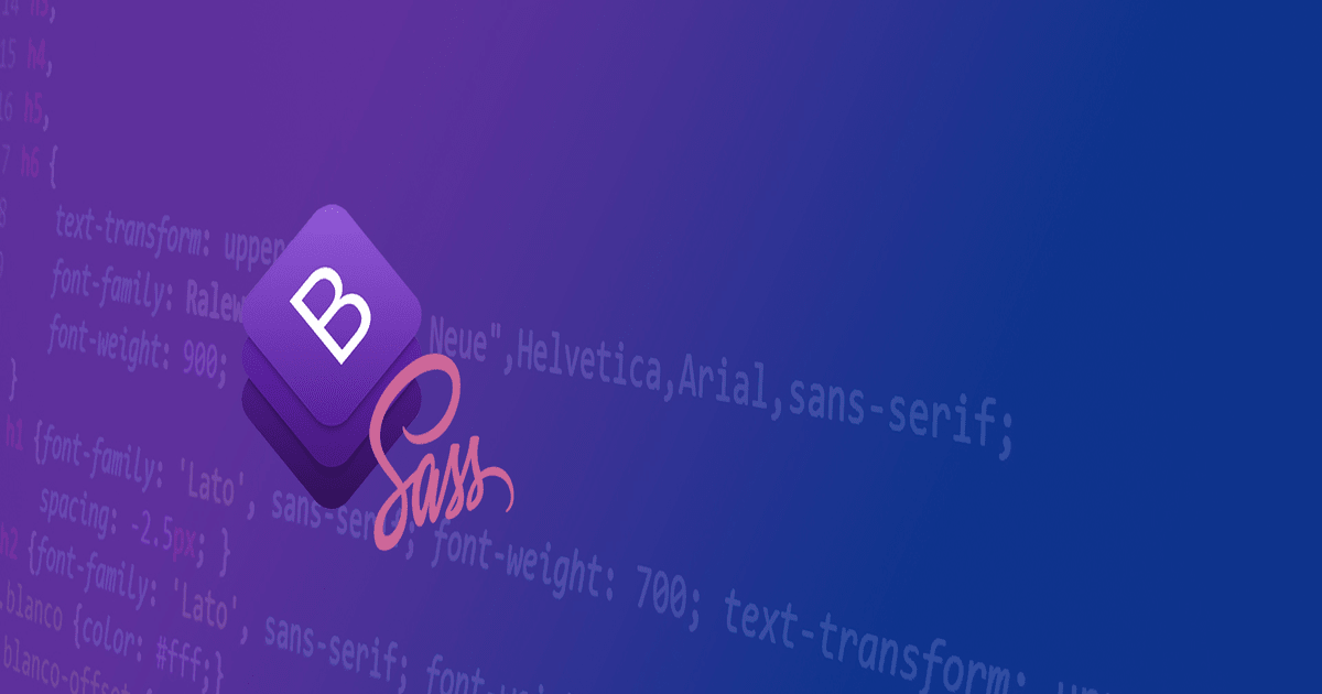 Bootstrap Theming with SASS