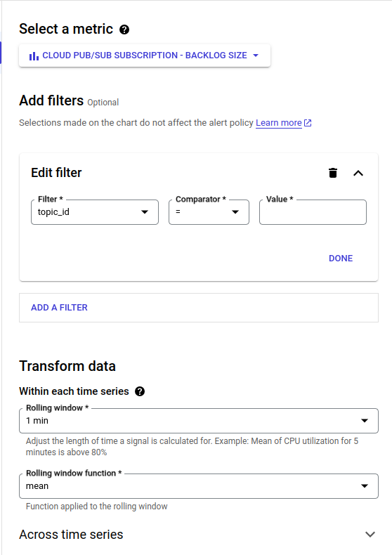 Global Integration Homepage > Alerts for pub/sub Backlog Size > Screenshot from 2023-11-24 13-25-56.png