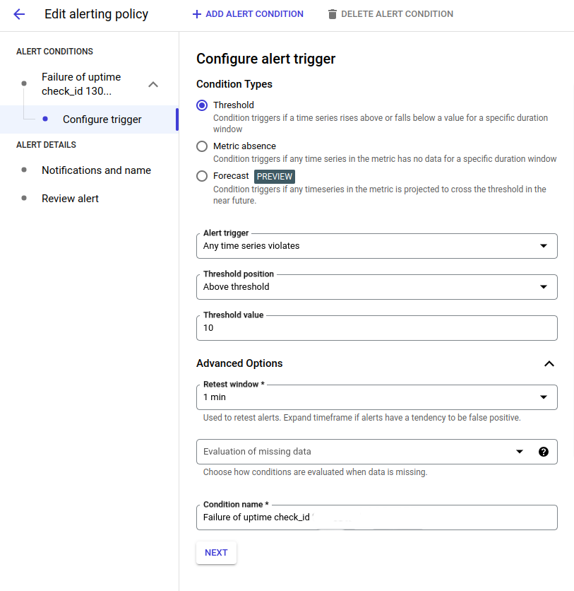 Global Integration Homepage > Alerts for URL failure with Uptime Check > Screenshot from 2023-11-23 22-10-23.png