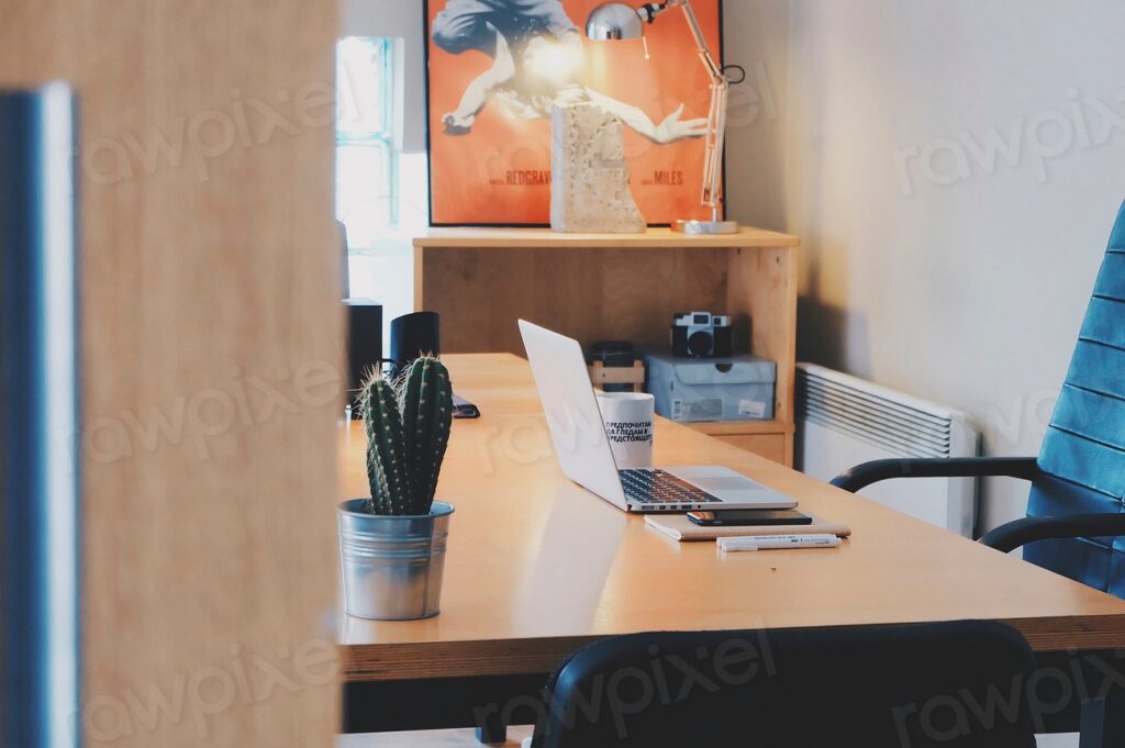 Free modern home office image