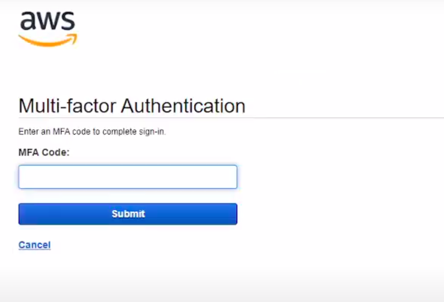 AWS MFA
