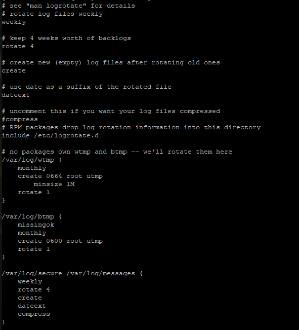 logrotate