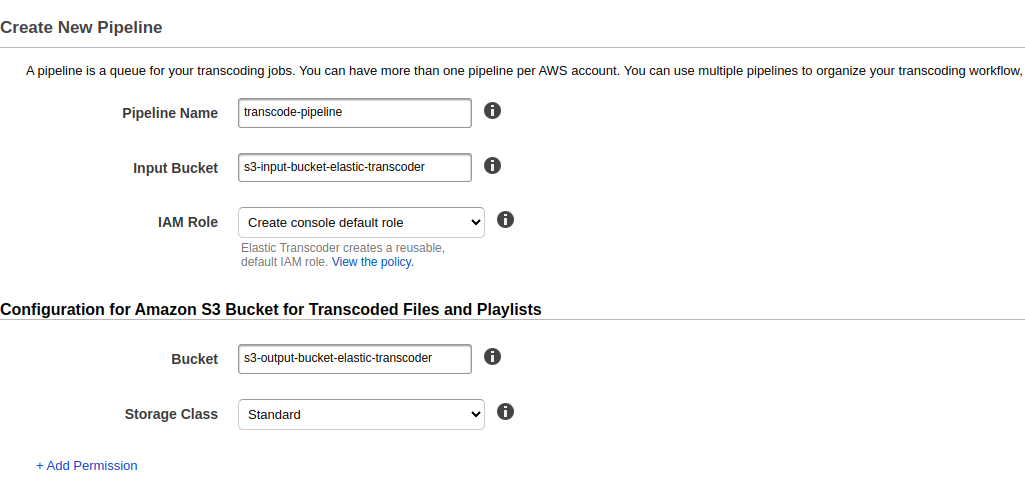 AWS Elastic Transcoder