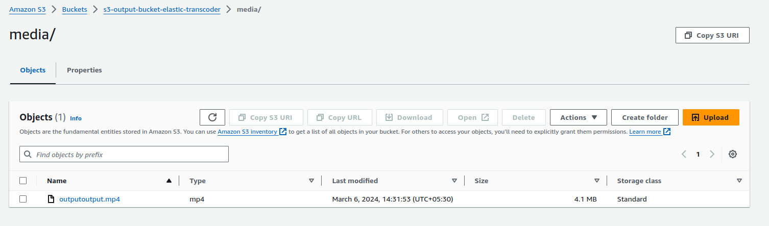 AWS Elastic Transcoder