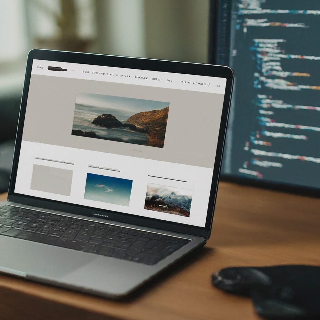 Featured image depicting webpage design