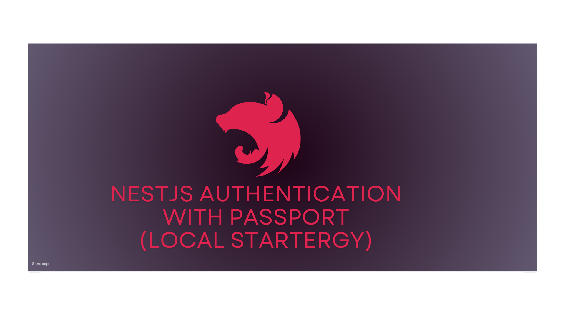 Mastering Authentication in Nest.js with Passport Local Strategy