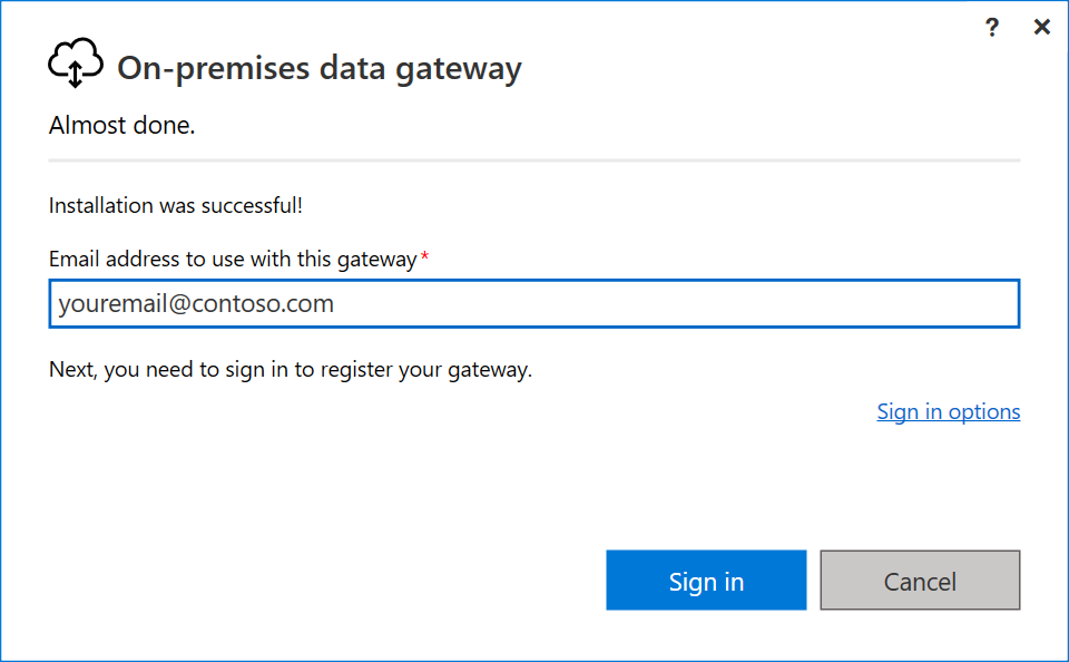 Sign In to Power BI