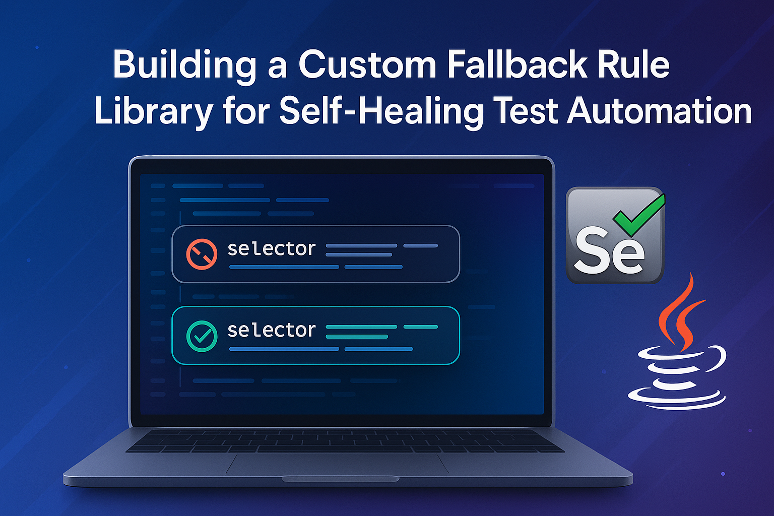 Building a Custom Fallback Rule Library for Self-Healing Test Automation