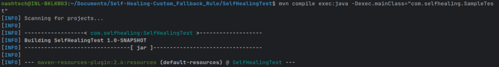 custom fallback rule in Selenium