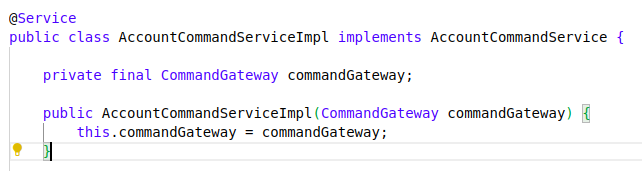 Constructor Injection Code Example