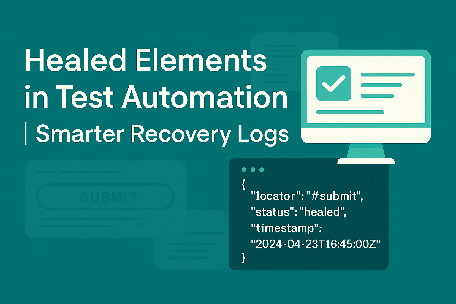 Healed Elements in Test Automation