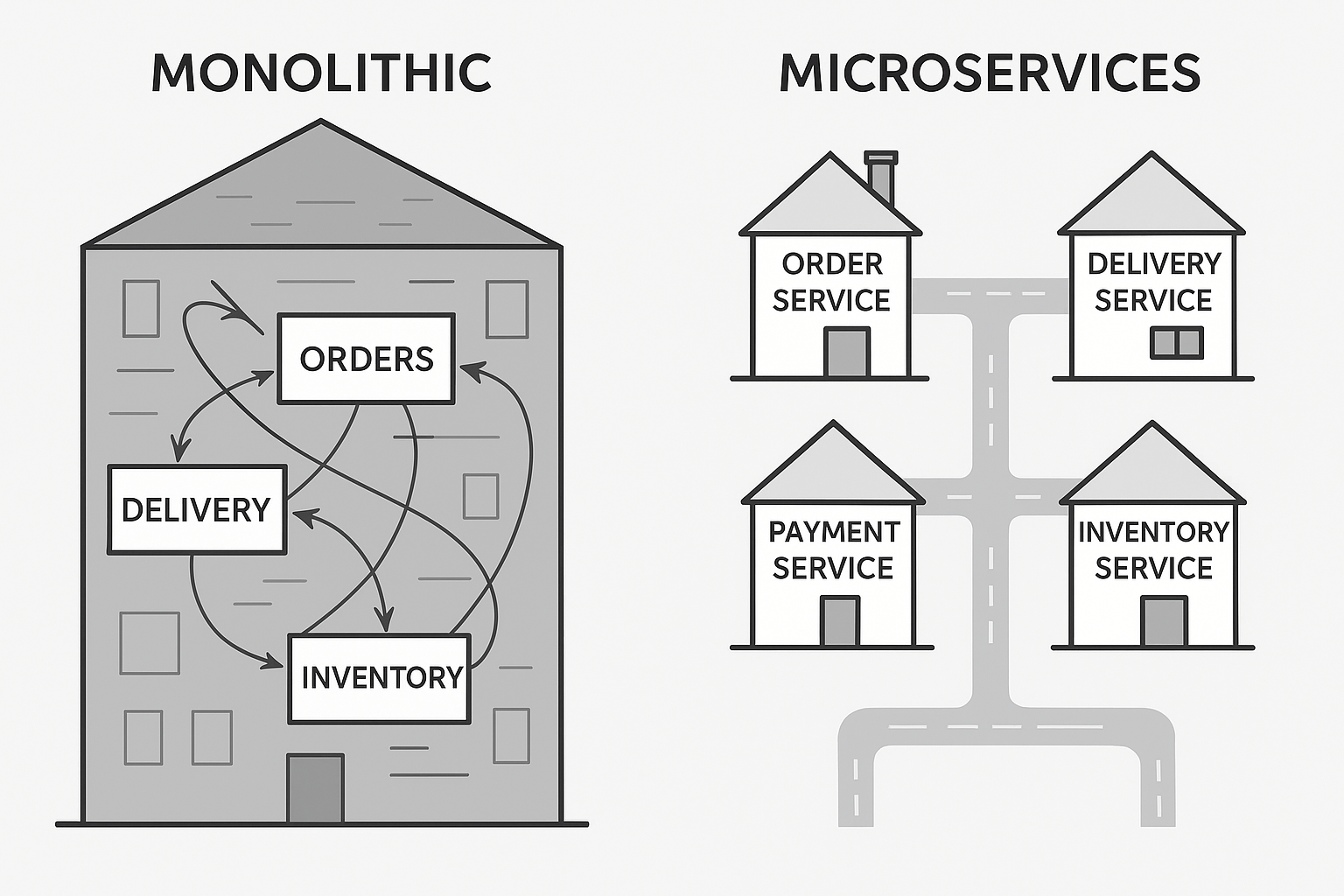 monolithic to microservices