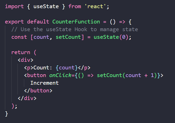 React Key Concepts: Function component example