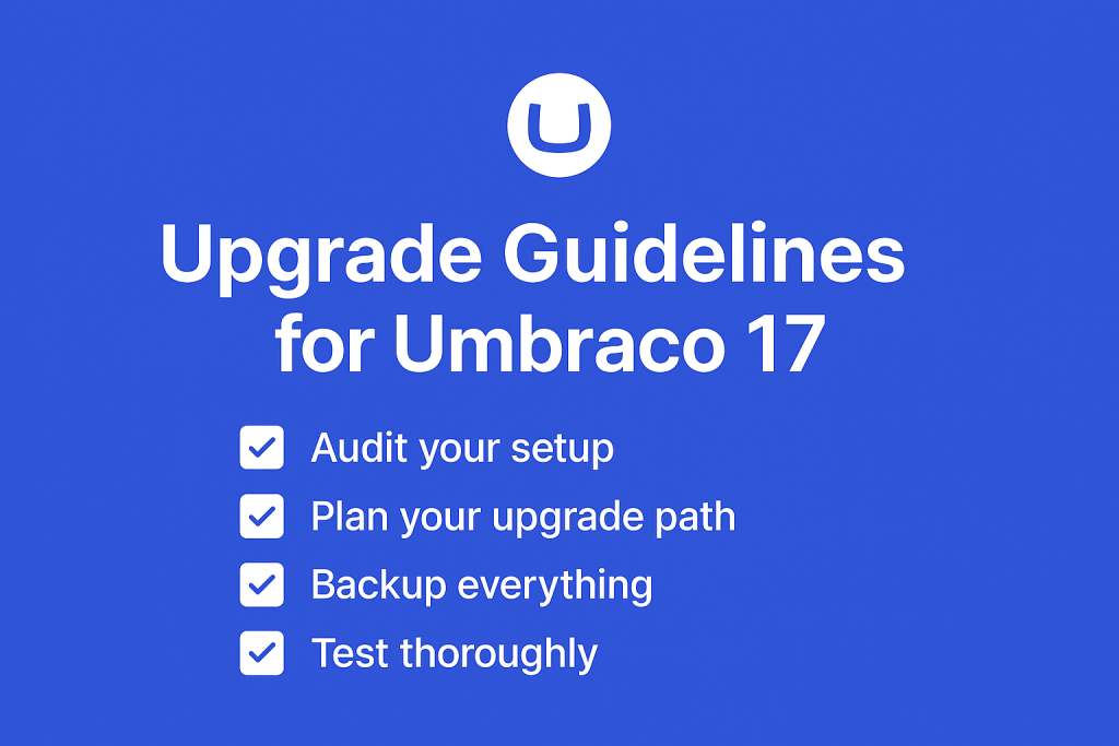 Upgrade Guideline for Umbraco 17