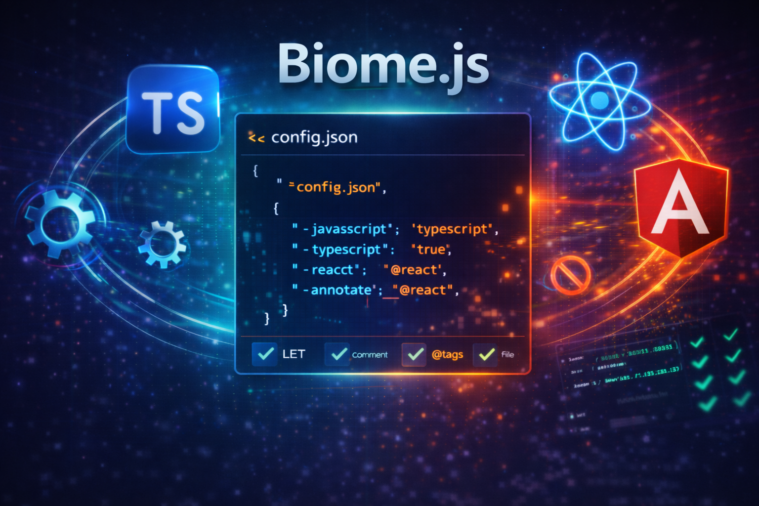 Biome.js: Configs for JS/TS, React & Angular (Plus Ignoring the Noise) make it different