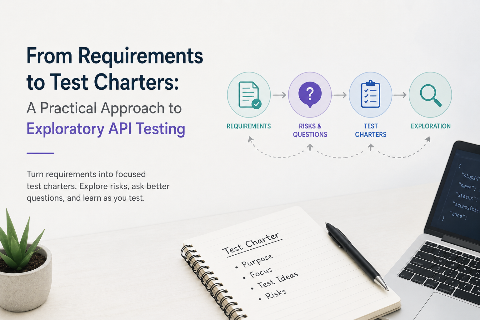 Exploratory API testing from requirements to test charters