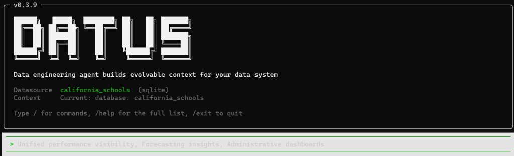 Discovered Data Sources