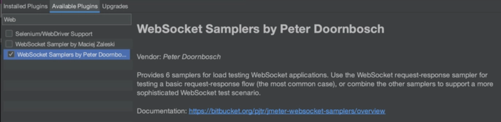 WebSocket Testing with JMeter