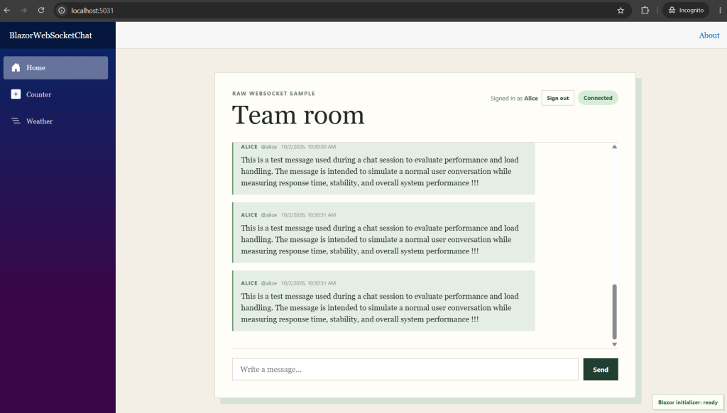 WebSocket Testing with JMeter