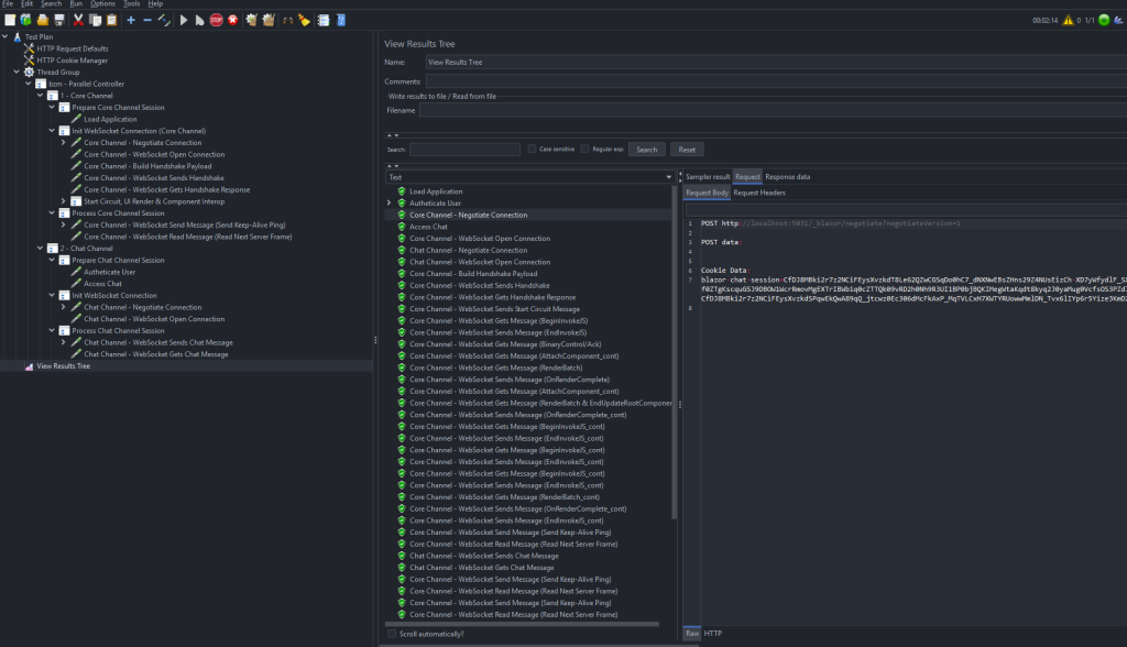 WebSocket Testing with JMeter